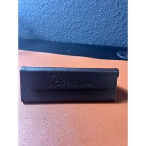 Ducks Unlimited Leather Eyeglass Case Embossed Logo w/ Magnetic Black